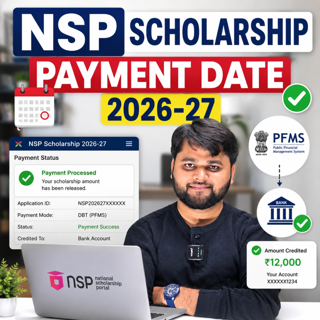 NSP Scholarship Payment Date 2026-27 payment status and release timeline