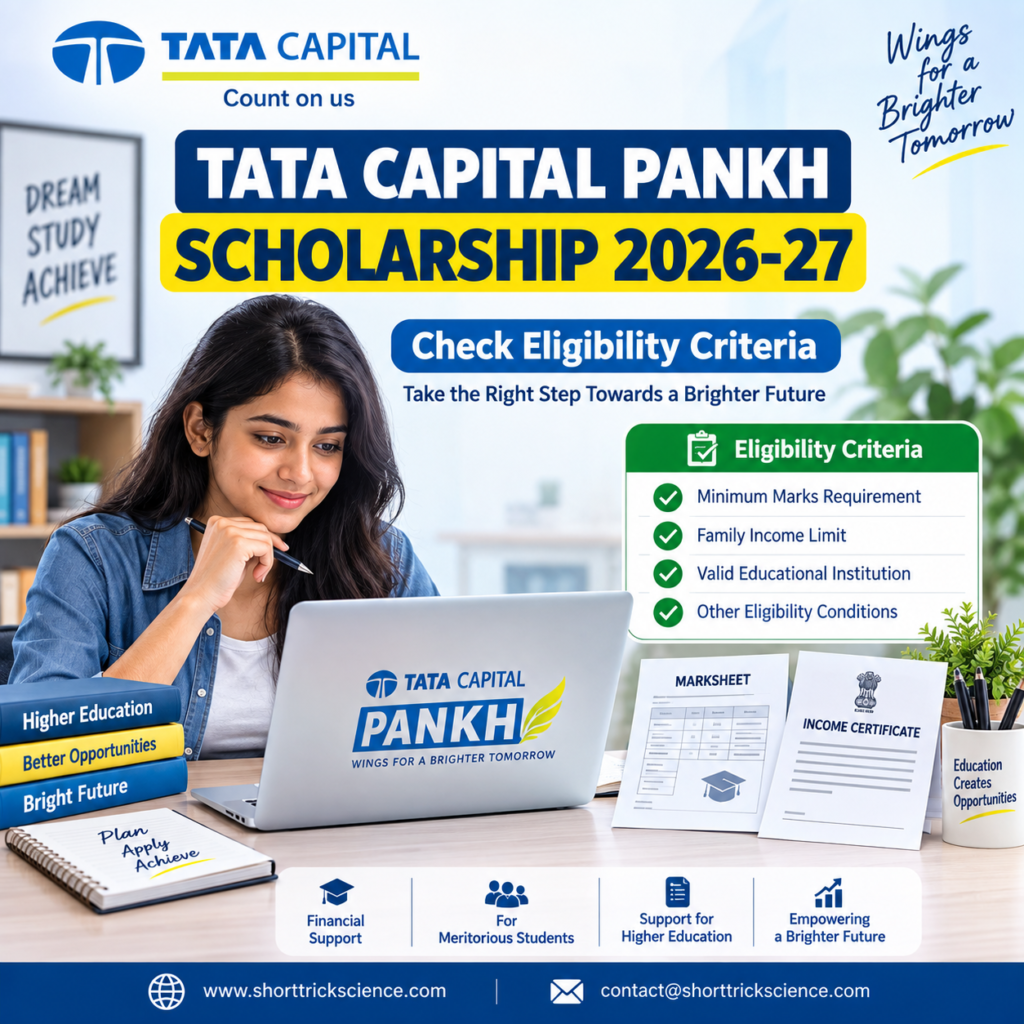 Tata Capital Pankh Scholarship 2026-27 eligibility criteria for students